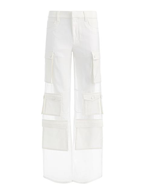 OLYMPIA SHEER COMBO CARGO PANT