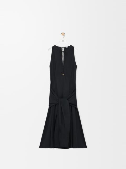 Wrap dress in cotton