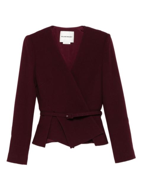 belted wrap jacket