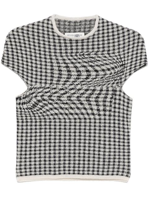 checked T-shirt