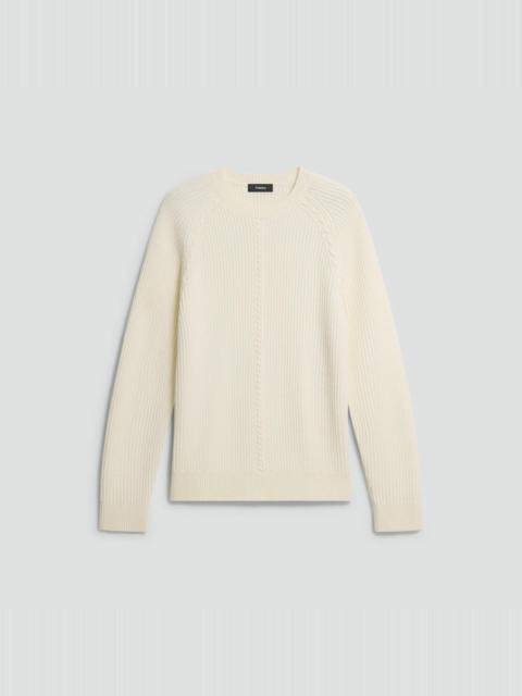 Crewneck Sweater in Wool-Cashmere