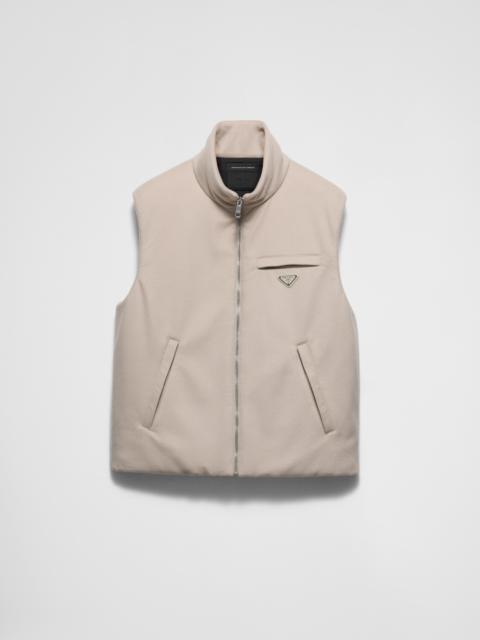 Cashmere down vest