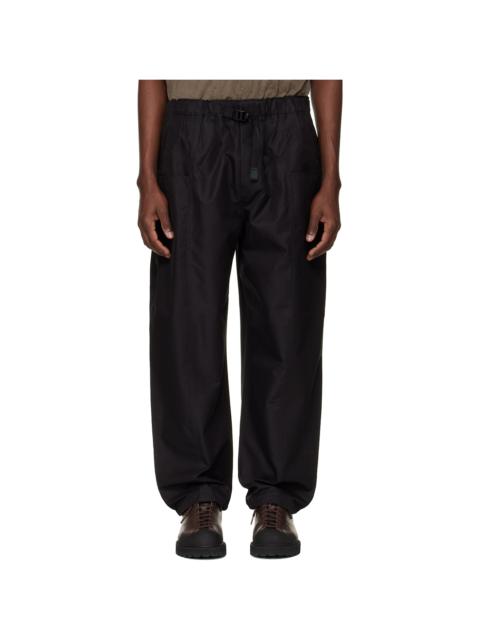 Black Belted C.S. Trousers
