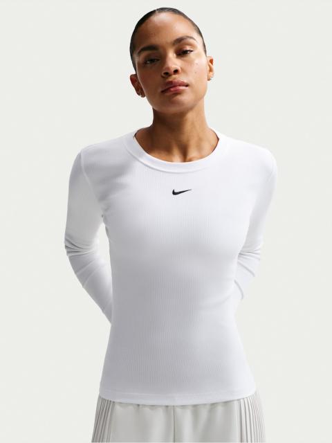 Nike Sportswear Women's Tight Long-Sleeve Ribbed T-Shirt
