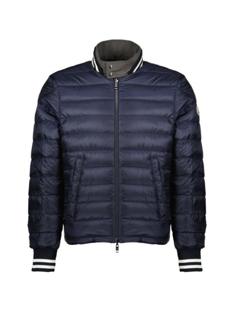 reversible zipped bomber jacket