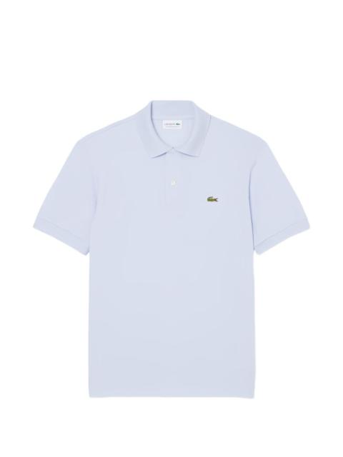 logo patch two-button polo shirt