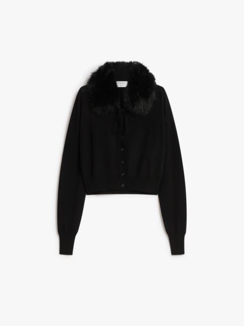 SPORT Detachable-collar cardigan