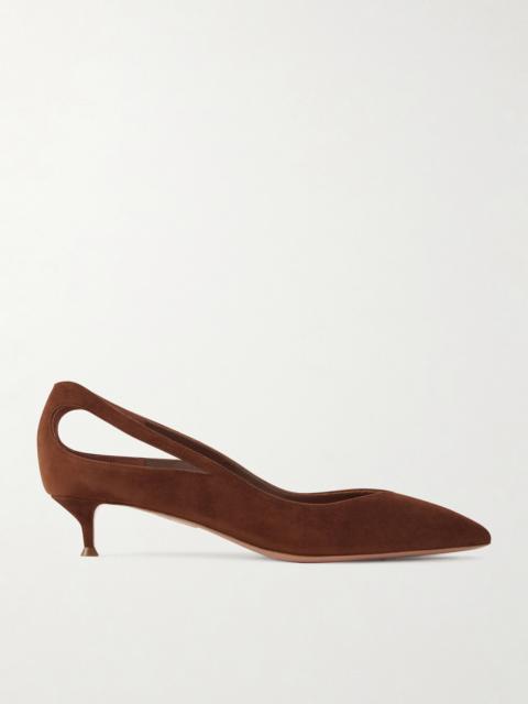 Sheeva 30 Cut-out Suede Pumps