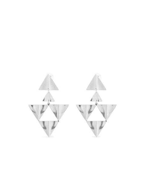 triangle-geometric earrings