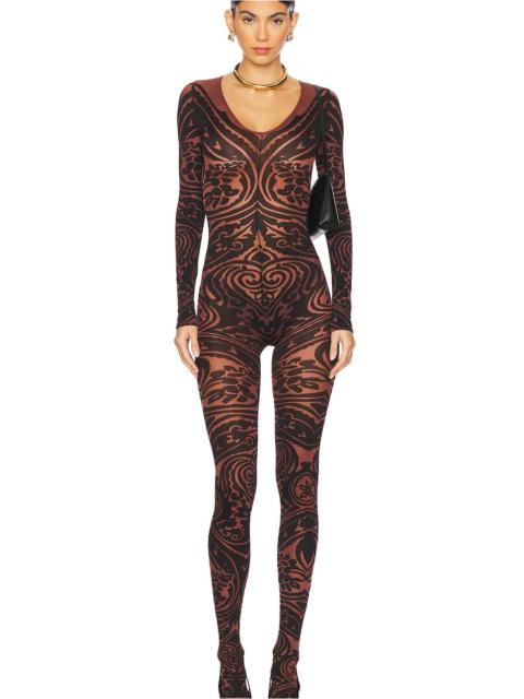 X Etro Body Tattoo Catsuit