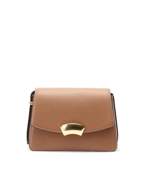 medium ID leather shoulder bag