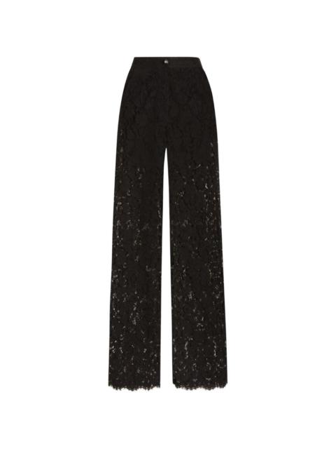 cordonetto lace trousers