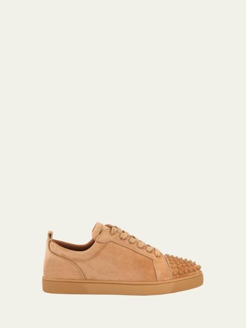 Men's Louis Junior Spikes Low-Top Suede Sneakers