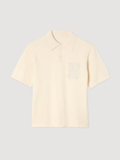 POLO WITH ROPE EMBROIDERY