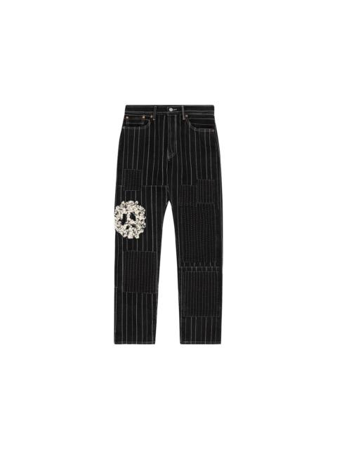 Denim Tears Peace Patchwork 501 Pant Black