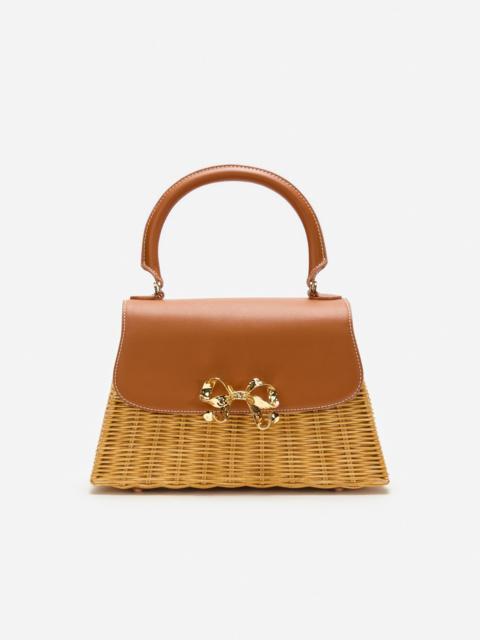 Rattan Mini Bow Bag