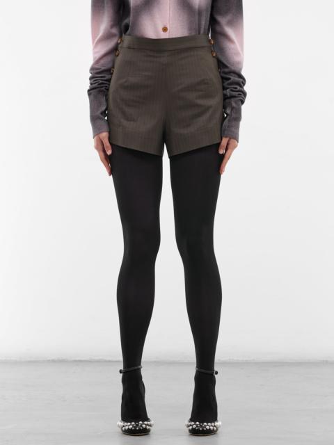 Elle Button Tailored Mini Shorts