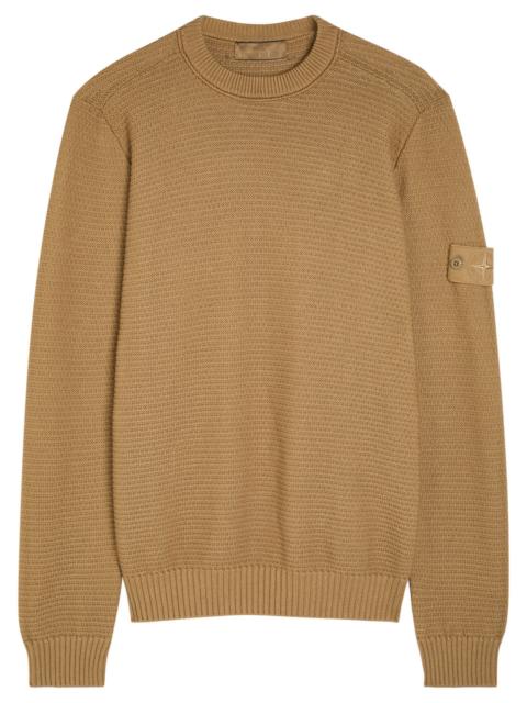 Stone Island Ghost Logo Cotton and Cashmere-blend Jumper