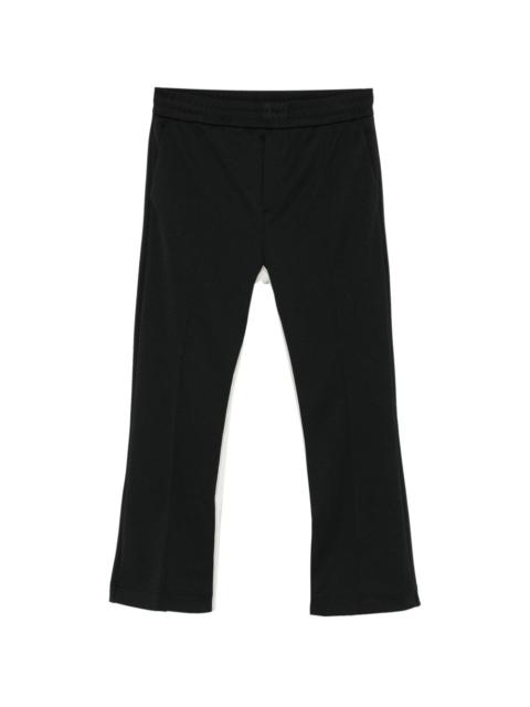 contrast panel trousers