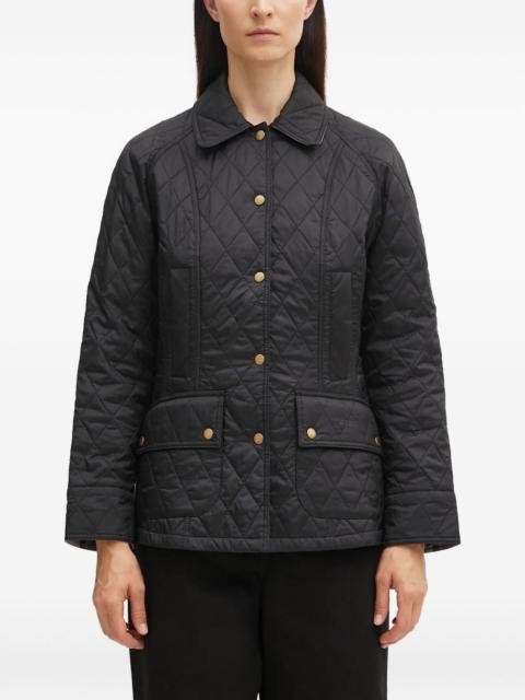 Beadnell quilted button jacket
