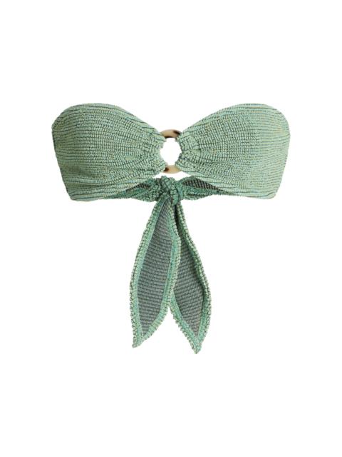 Ring Blake Bandeau Bikini top green