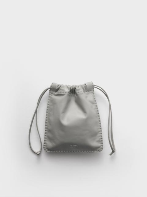 Nappa leather smartphone pouch