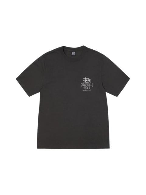Stussy Cali Grown Pigment Dyed Tee Faded Black