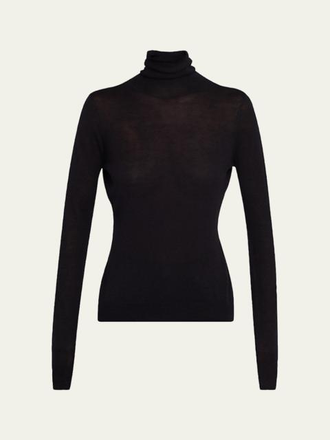 Slim Wool Turtleneck