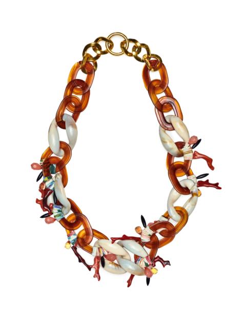 Marilyn Necklace - Bone Multi