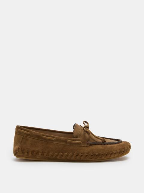 Driver Moccasin Woven / Taupe Suede