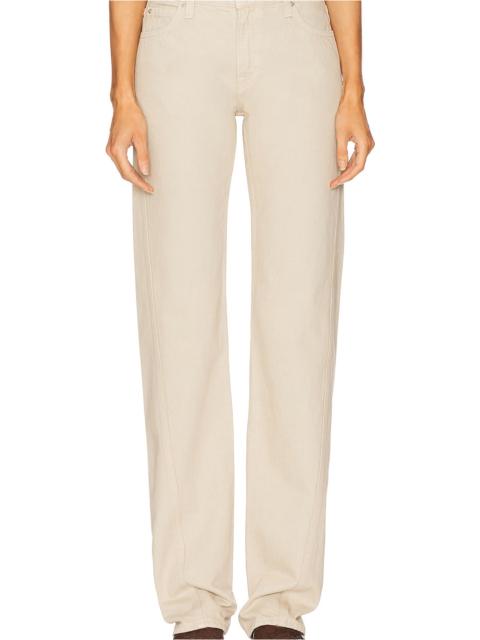 Graham Low Rise Straight Twisted Seam