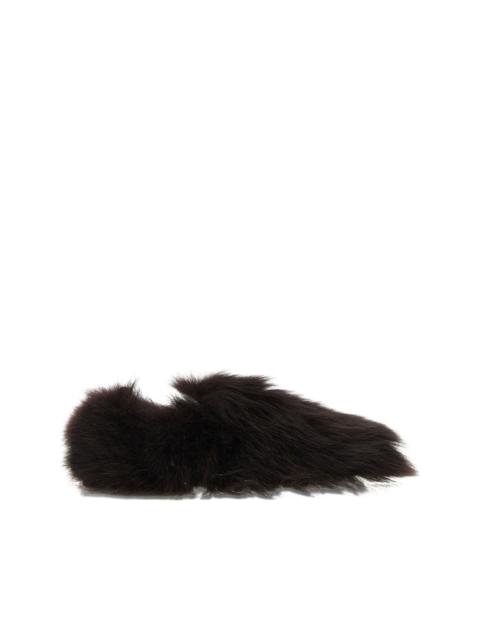 Gommino sheep fur loafers