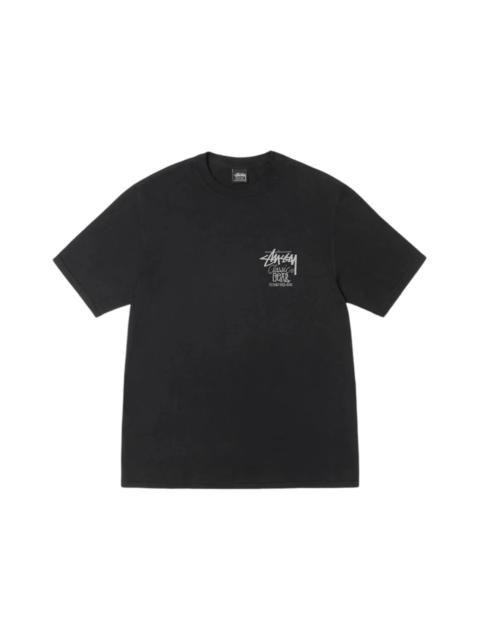 Stussy Classic Gear Pig. Dyed Tee Black