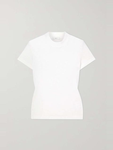 Cotton and modal-blend jersey T-shirt