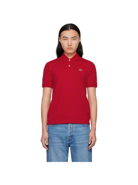 Red Classic Fit Original L.12.12 Polo
