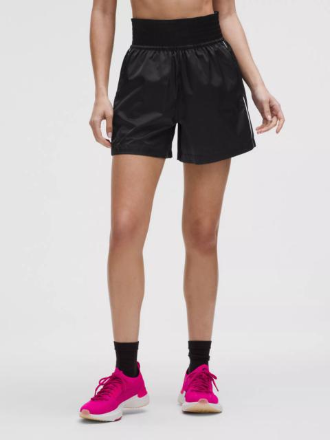 Stretch Satin Nylon Super-High-Rise Short 5"