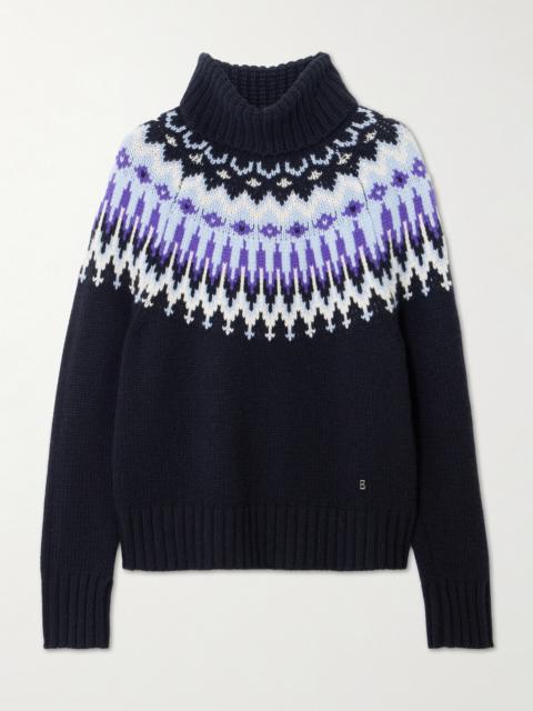 Ingrid Fair Isle Cashmere Turtleneck Sweater
