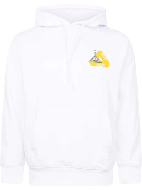 Tri-Smiler print hoodie