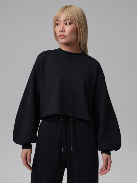 Jordan Flight Fleece Women's Mod-Crop Crew-Neck Sweatshirt