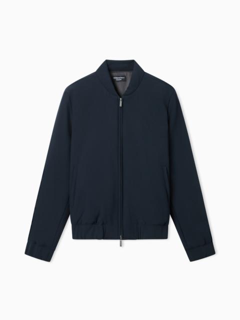 ICON 3D PIQUÉ-EFFECT CRÊPE JERSEY BLOUSON