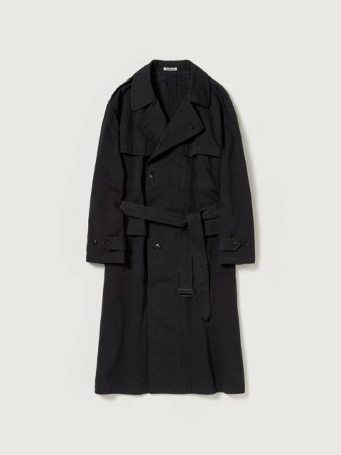 GARMENT-DYED TEXTURED CHINO COAT
