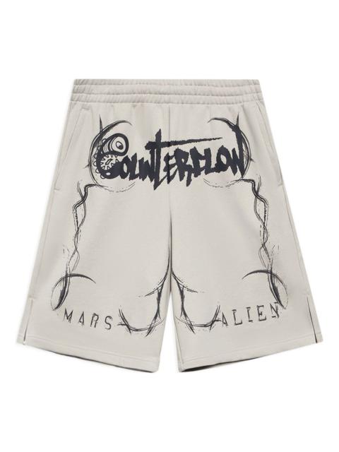Li-Ning Counterflow Mars Graphic Shorts 'Grey' AKSS979-3