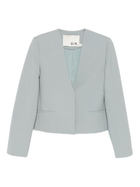V-neck blazer