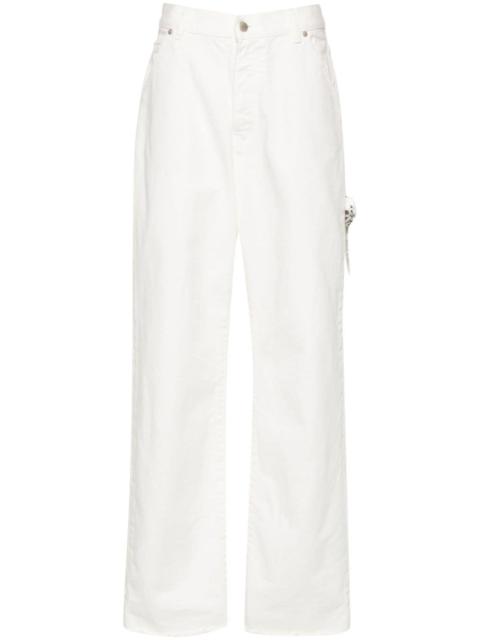 LIsa mid-rise wide-leg jeans