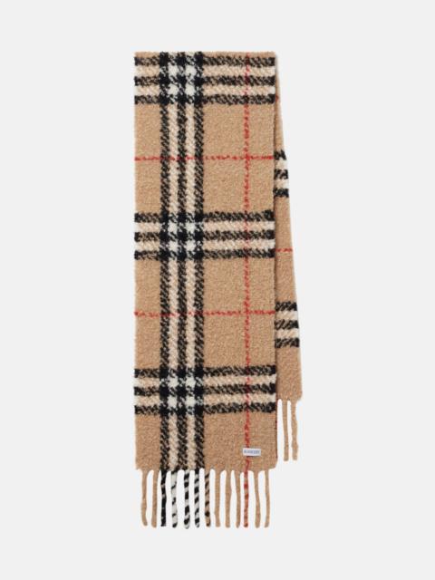 Burberry Check alpaca and wool-blend scarf