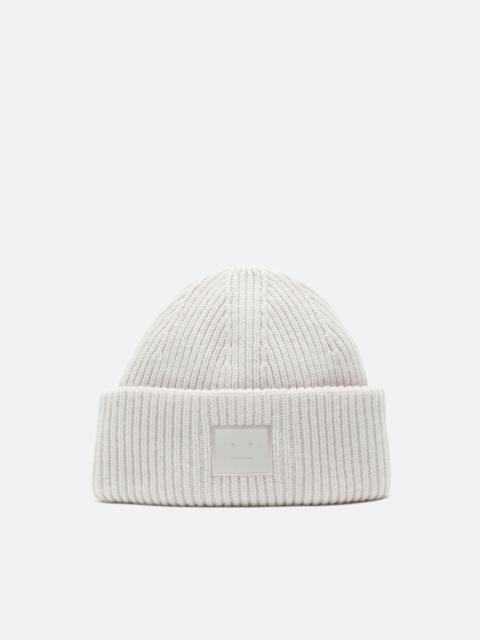 Large face logo beanie - Yak - Light grey