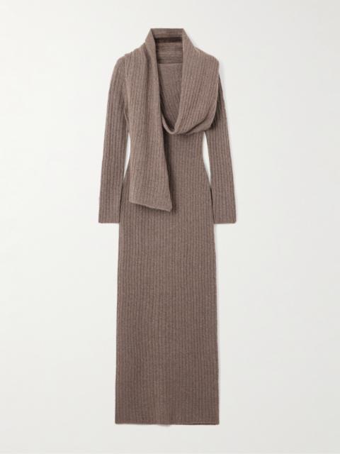 Natacha Cable-knit Wool And Cashmere-blend Dress