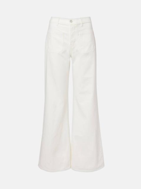 Florence high-rise flared jeans