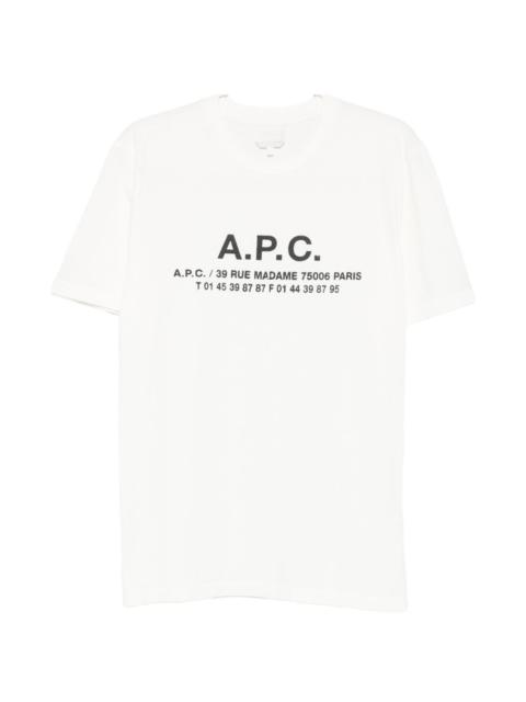 logo-print T-shirt