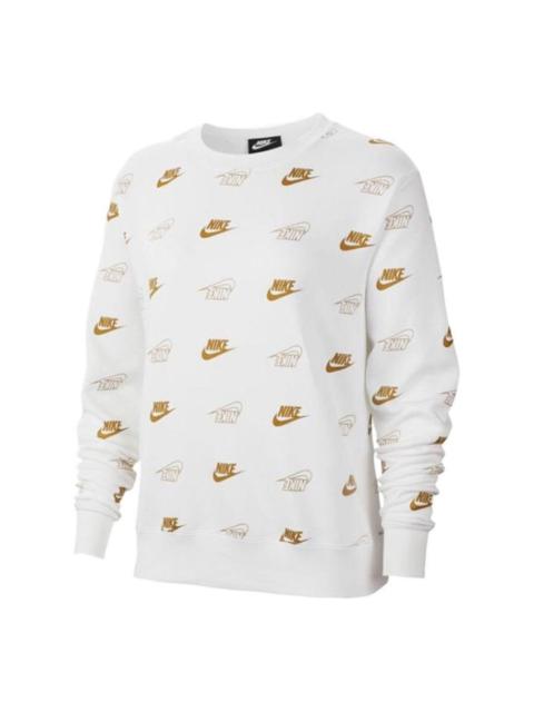 (WMNS) Nike Sportswear Crew Shine Sweatshir 'White' BV4995-100